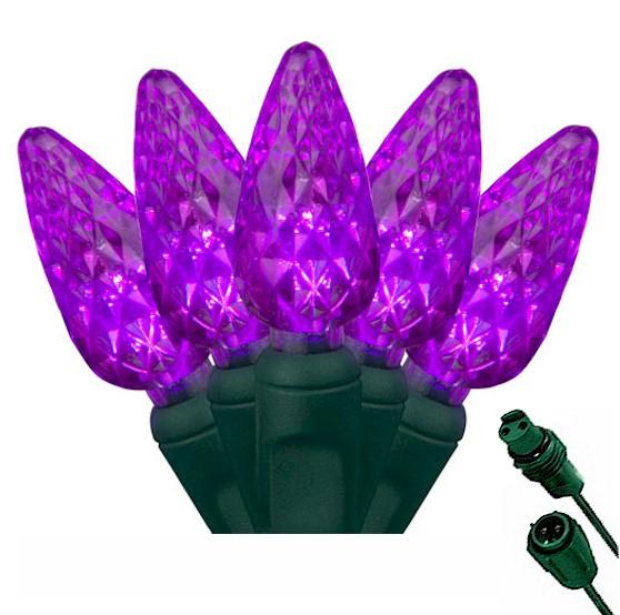 C6 Purple 25 LED Strawberry Lights – Commercial String Lights - Forever LED Christmas Lights