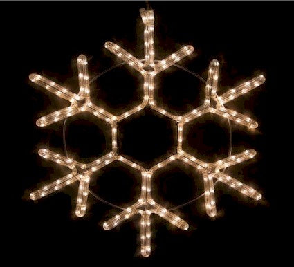 12" LED Snowflakes Blue - White - Warm White