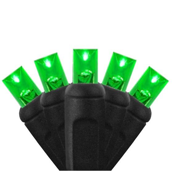 70 Green on Black Wire - Premium - LED Christmas Lights - Forever LED Christmas Lights