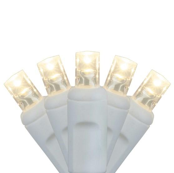 35 Warm White on White Wire 5mm - Premium - LED Craft Lights - Forever LED Christmas Lights