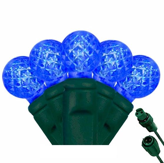 G12 Blue 25 LED Berry Lights – Commercial String Lights