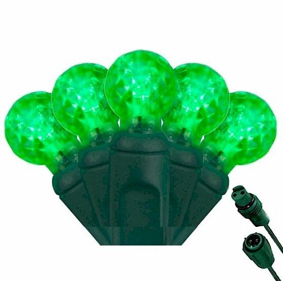 G12 Green 25 LED Berry Lights – Commercial String Lights