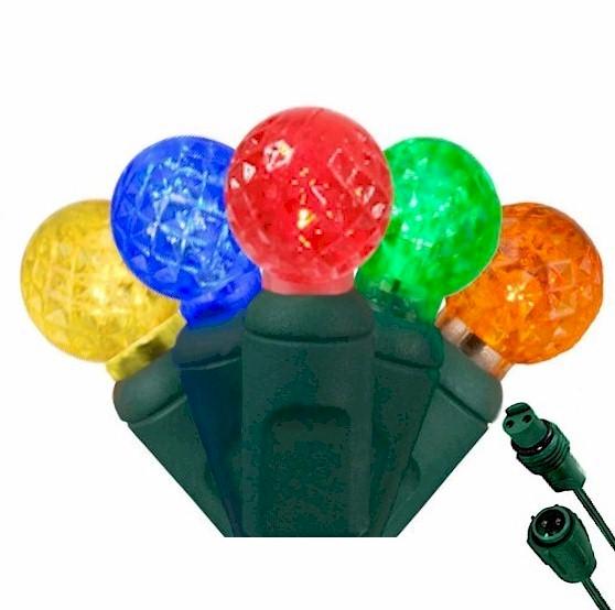 G12 Multi Color 25 LED Berry Lights -  Commercial String Lights