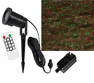 Red & Green Static Laser Projection Lights